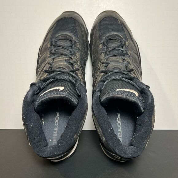 Mens Vintage NIKE Land Shark Phylon Black Leather Football Cleats / Size 11 - Picture 5 of 9